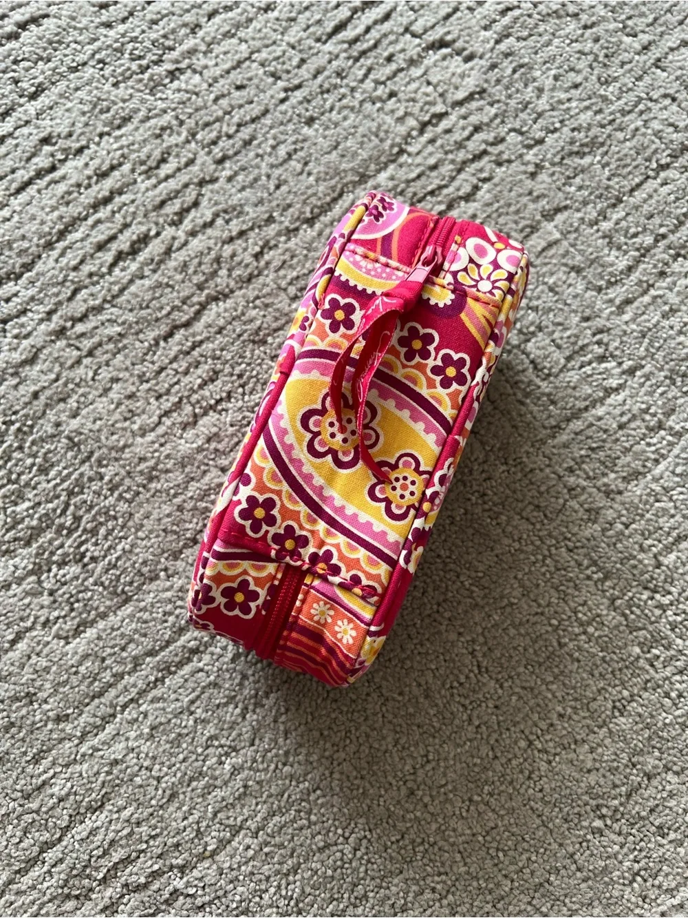 Vera Bradley Pink Floral Paisley Eyeglass Case
